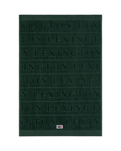 Velour Logo Towel Set 50X70 - Juniper Green