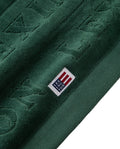 Velour Logo Towel Set 50X70/70X130 - Juniper Green