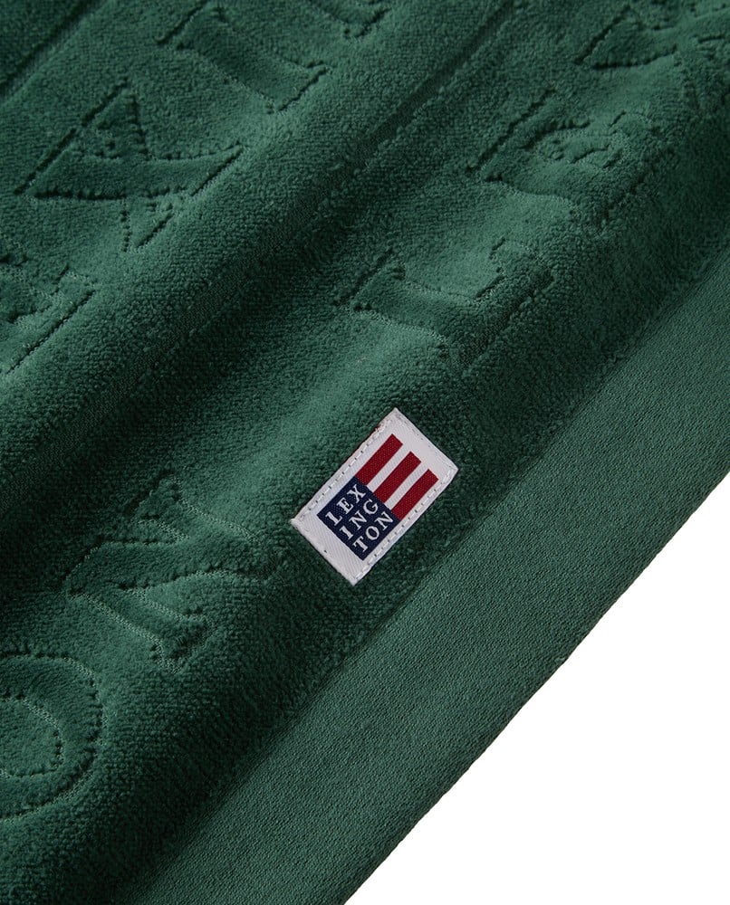 Velour Logo Towel Set 50X70/70X130 - Juniper Green