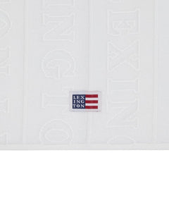 Velour Logo Towel Set 50X70/70X130 -  White