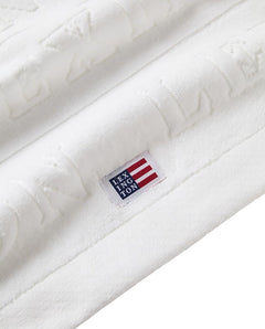 Velour Logo Towel Set 50X70/70X130 -  White