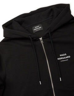 Standard Hoodie Zip Logo Sweat - Black
