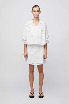Lily Skirt - Bright White