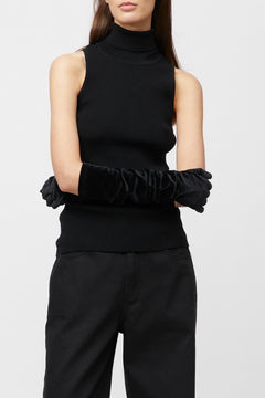 Spark Turtleneck Top - Jet Black
