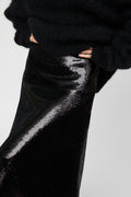 Mountain Oversized Furry Jumper - Jet Black