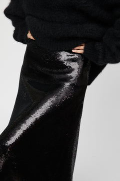 Mountain Oversized Furry Jumper - Jet Black