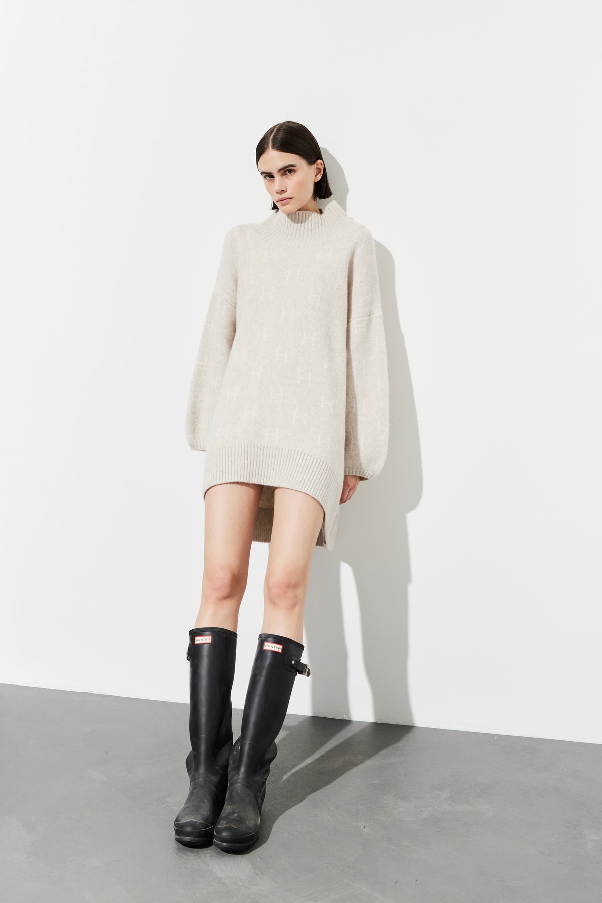 Fam Sweater Long - Bone White