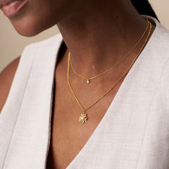 Fine Micro Pearl Collar Necklace - Gold