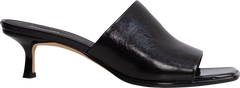 Lara Kitten Sandal - Black