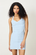 Astra Bandage Mini Dress - Light Blue