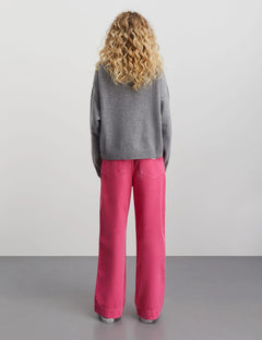 Recy Soft Knit Tilona Sweater - Light Grey Melange