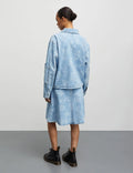 Art Denim Soleil Jacket - Light Denim/Ink Flower Aop