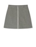 Hickory Punk Riva Skirt - Black/White