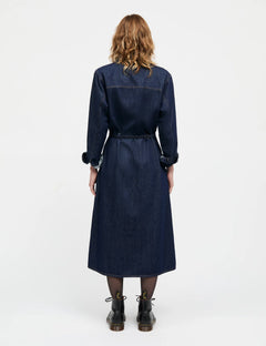 Cosy Denim Svanil Dress - Dark Indigo