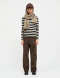 Fine Wool Sharon Knit - Black/Vanilla Ice