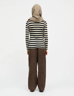 Fine Wool Sharon Knit - Black/Vanilla Ice