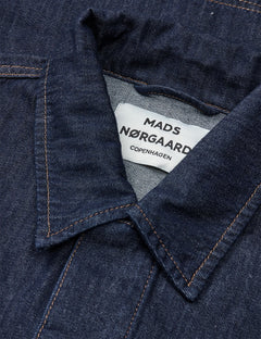 Cosy Denim Solar Jacket - Dark Indigo