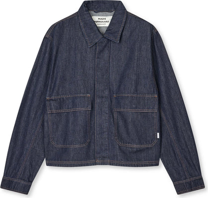 Cosy Denim Solar Jacket - Dark Indigo
