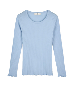 Pointella Troja Tee Ls Fav - Cashmere Blue