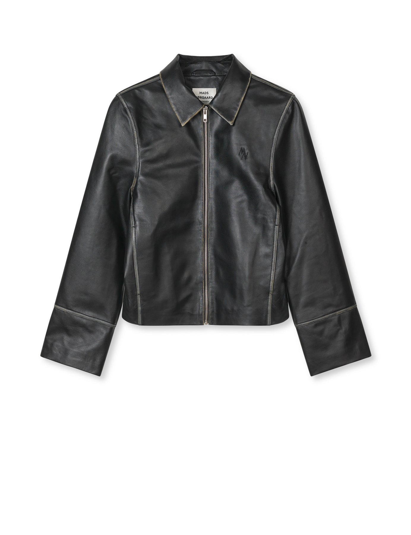 Smooth Leather Rachel Jacket - Black