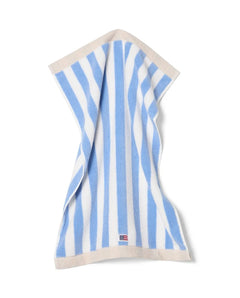 Block Striped Towel 30X50 - Blue/White/Moonbeam