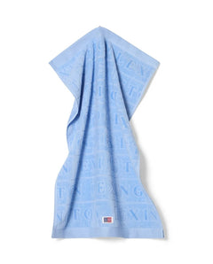 Velour Jacquard Logo Towel 50X70 - Blue Sky