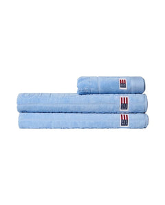 Velour Jacquard Logo Towel 50X70 - Blue Sky