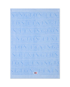 Velour Jacquard Logo Towel 30X50 - Blue Sky