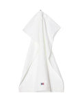 Velour Jacquard Logo Towel 30X50 - White