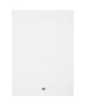 Velour Jacquard Logo Towel 30X50 - White