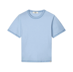 Single Cotton Grace Tee - Cashmere Blue