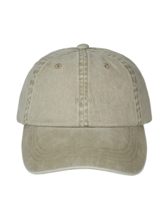 Washed Cotton Twill Coal Cap - Castle Wall