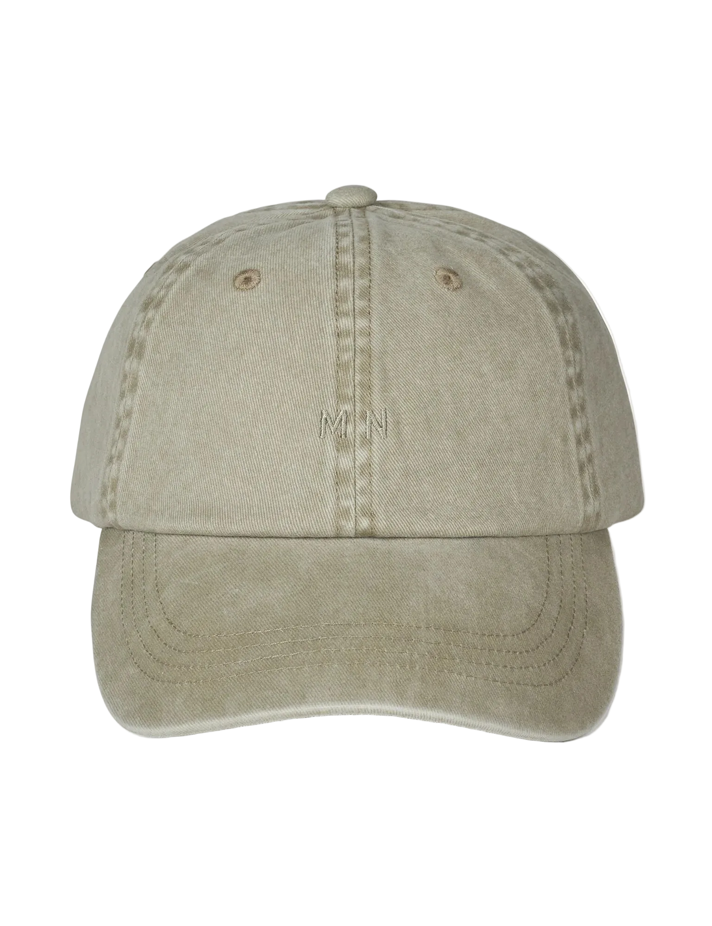 Washed Cotton Twill Coal Cap - Castle Wall