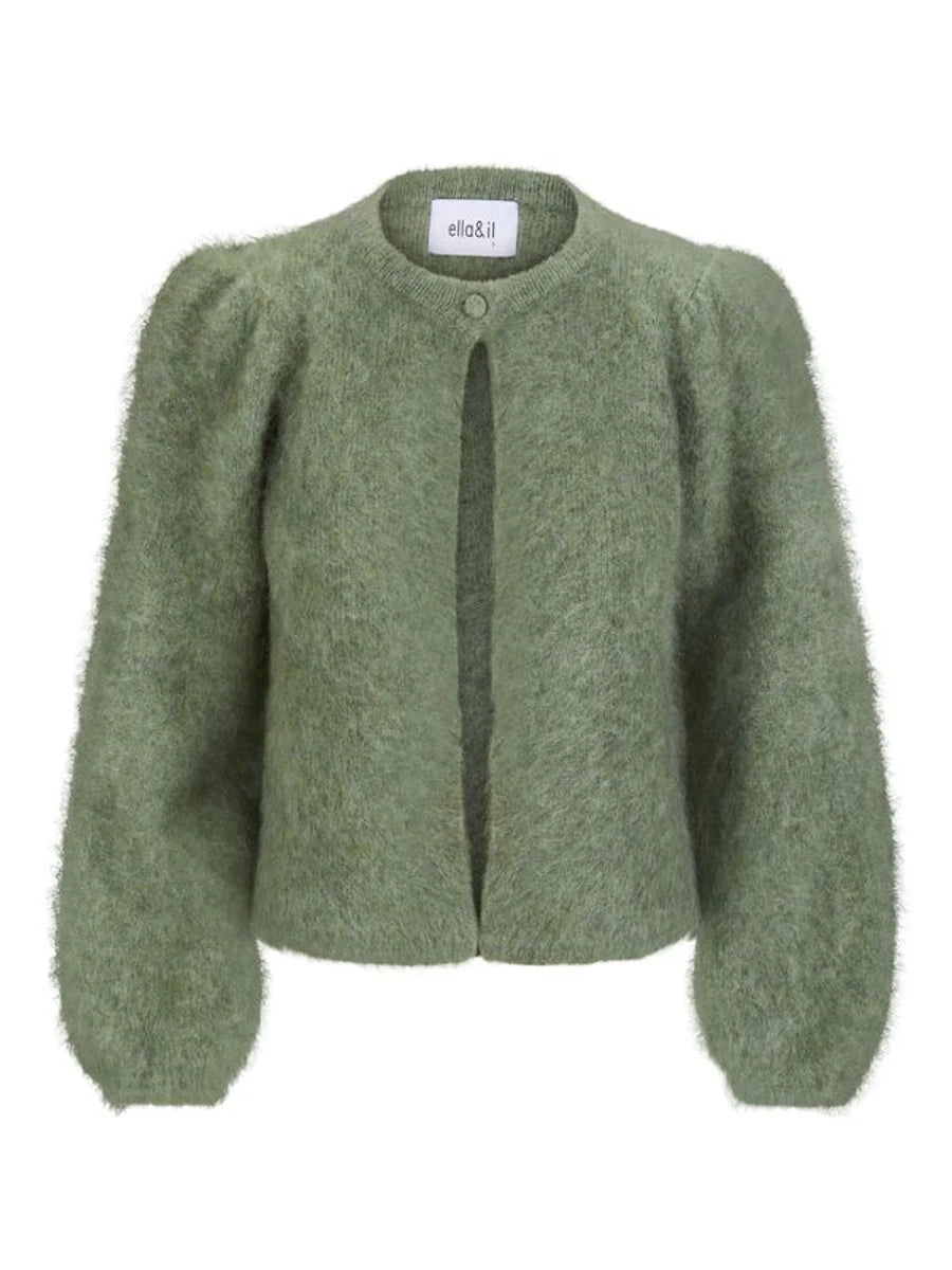 Amelia Chunky Cardigan - Sage Green