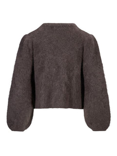 Amelia Chunky Cardigan - Dark Brown