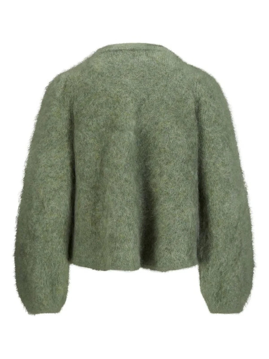 Amelia Chunky Cardigan - Sage Green