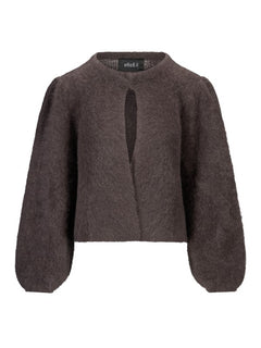 Amelia Chunky Cardigan - Dark Brown