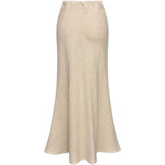 Linen Maxi Skirt - Sand
