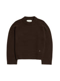 W. Wool Crew - Dk. Brown