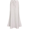 Linen Maxi Skirt - White