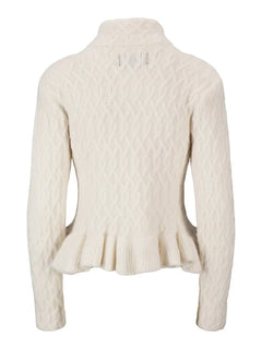 Lene Alpaca Cardigan - Ivory