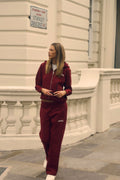 W. Varsity Sl Pants - Burgundy