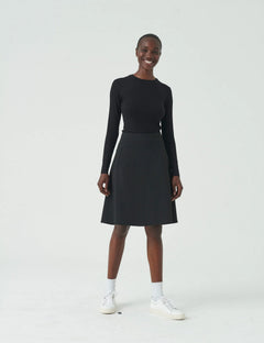 Recycled Sportina Stelly Skirt FAV - Black