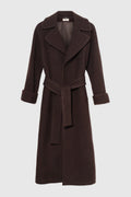 Wool Coat Long - Dk Brown