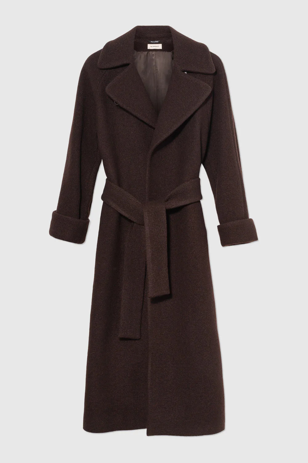 Wool Coat Long - Dk Brown