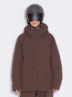 W Tryvann Down Jacket - Dk. Brown