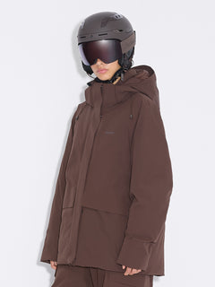 W Tryvann Down Jacket - Dk. Brown
