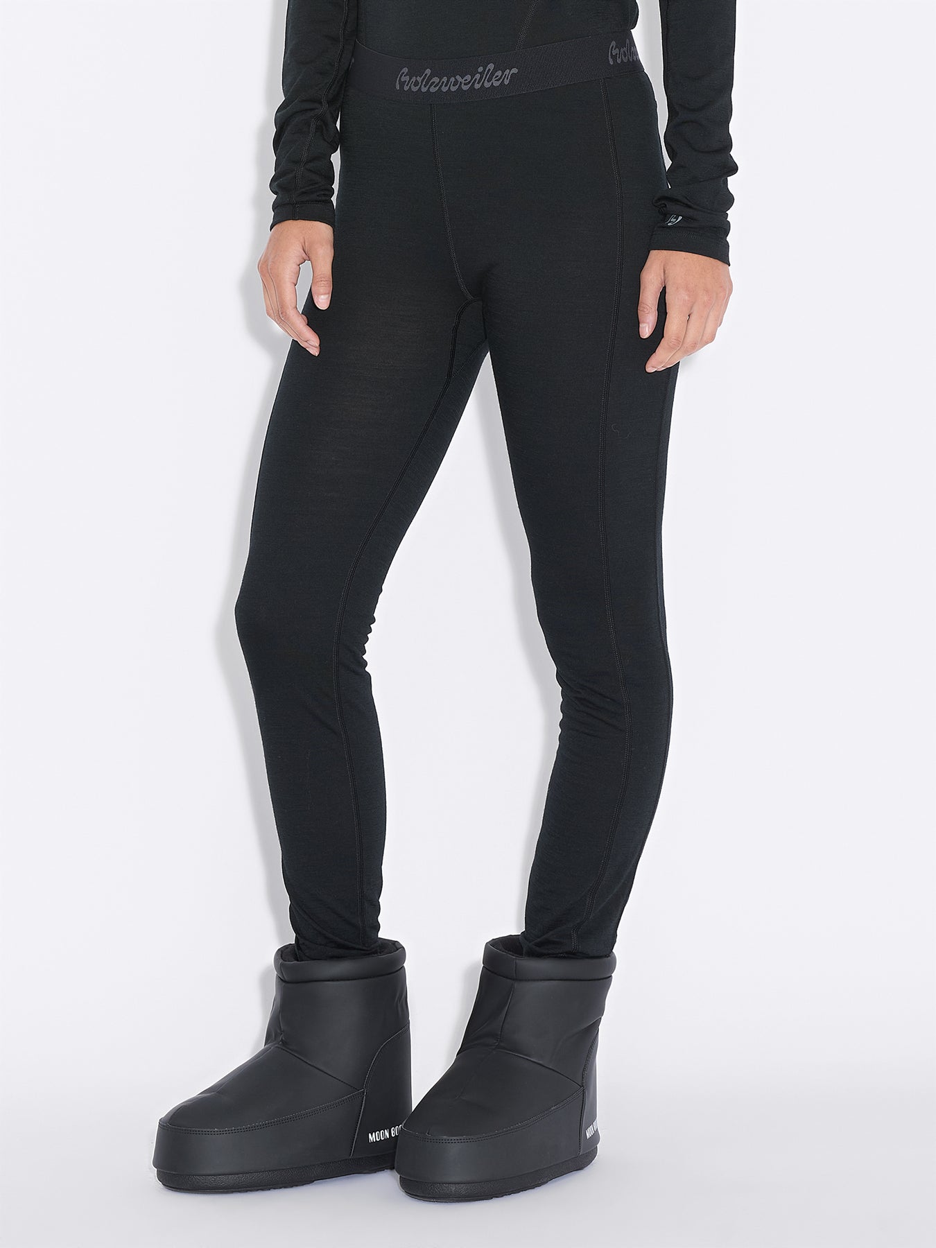 W Tryvann Tights - Black