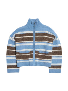 Tine Stripe Cardigan - Blue Stripe
