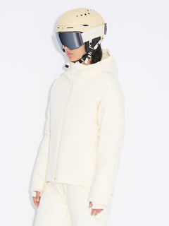 W Tryvann Lt Down Jacket - Ecru